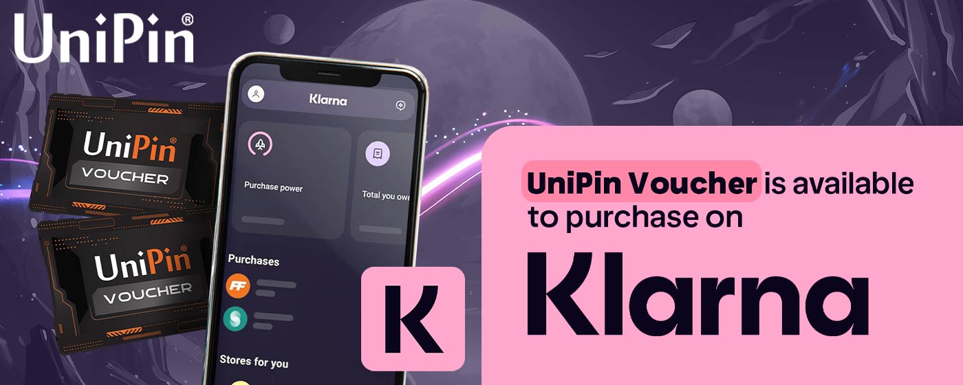 UniPin Vouchers Are Now Available on the Klarna App!